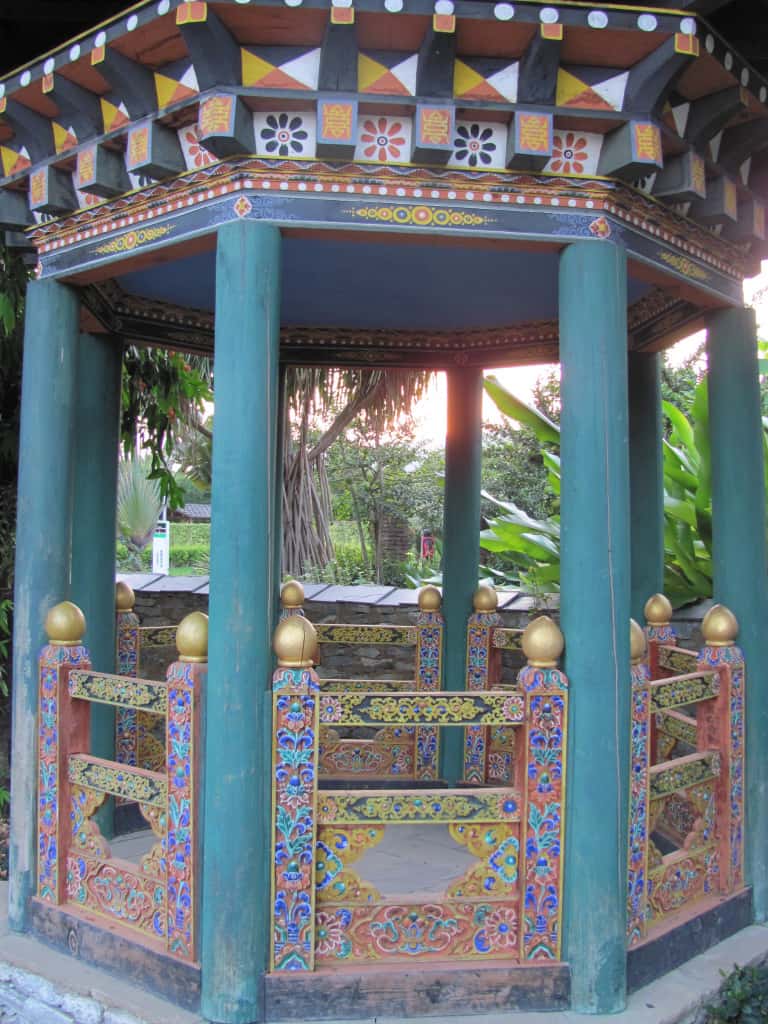 This is another pavilion within the courtyard.