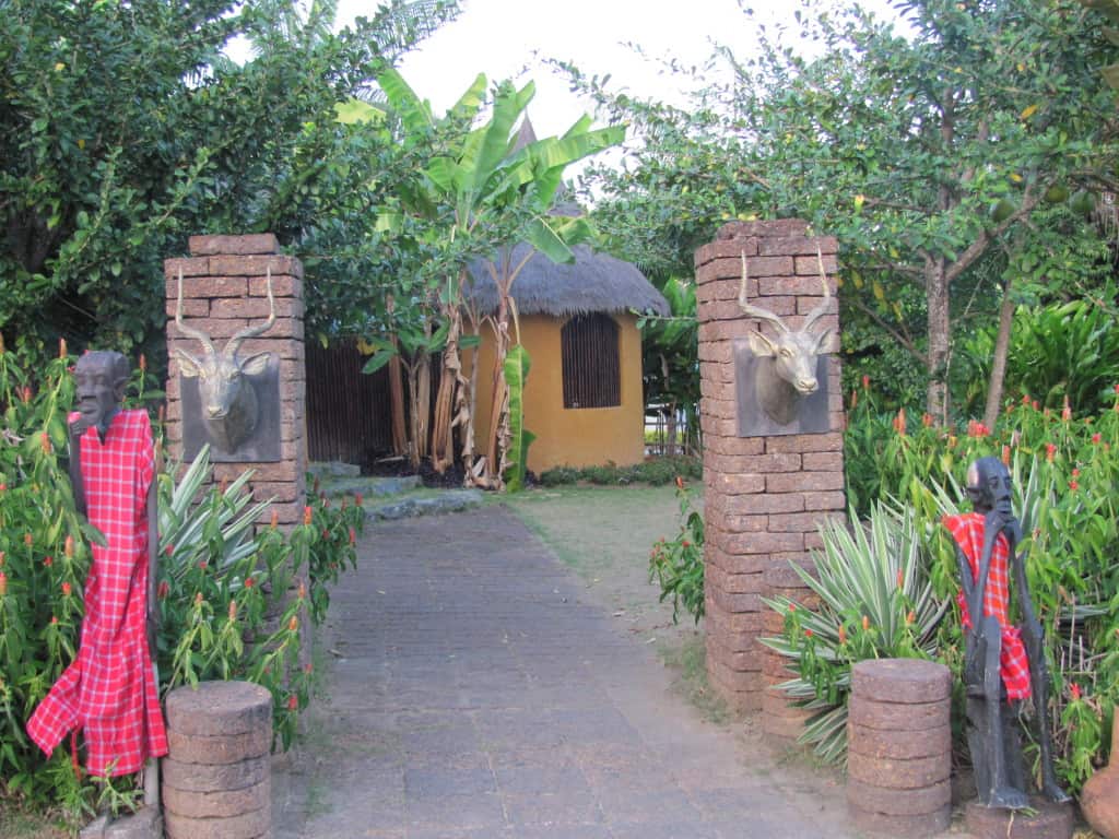 This is the entrance to the Kenya garden.