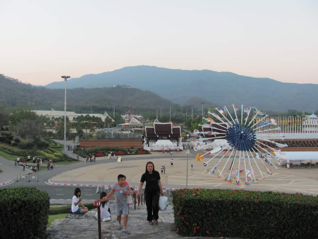 This view is looking towards the main visitors entrance from the "hill".