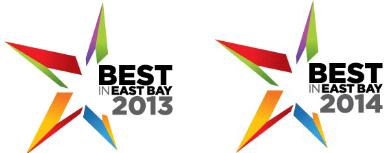 Voted Best in the East Bay 2013 and 2014